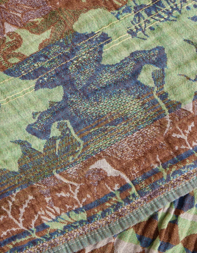 Letol Jacquard Scarf Felicien in Pickles