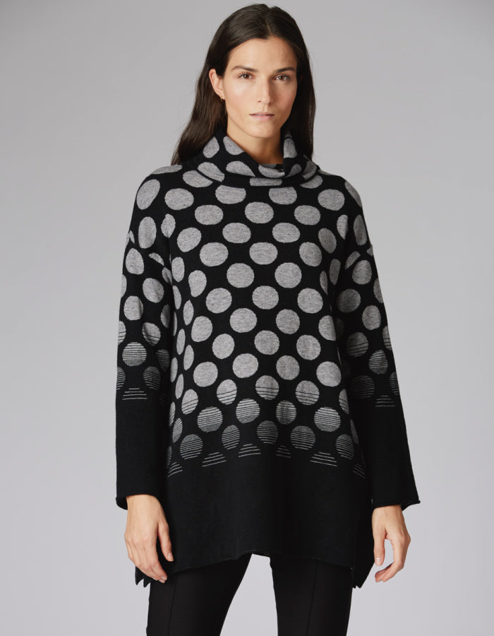 Yellow Label Polka Sweater