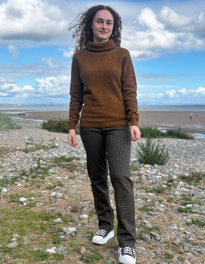 Noble Wilde Polo Neck Sweater in Tahiti