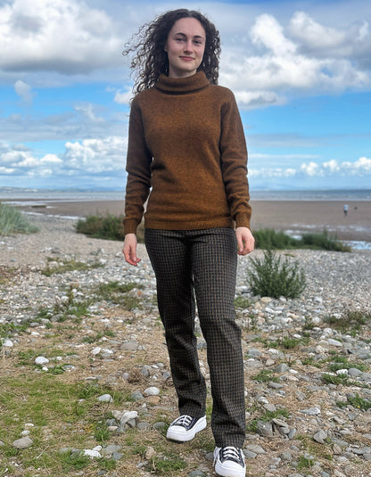 Noble Wilde Polo Neck Sweater in Tahiti