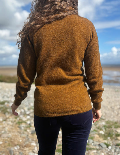 Noble Wilde Polo Neck Sweater in Tahiti
