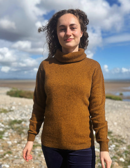 Noble Wilde Polo Neck Sweater in Tahiti
