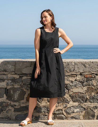 Foil Premier Dress in Black