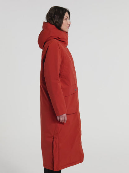 Didriksons Melody Parka in Rust