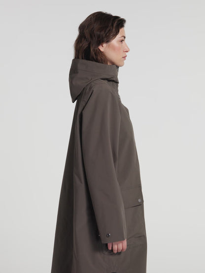 Didriksons Adria Parka in Mocha Brown