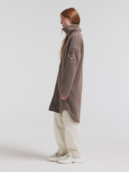 Didriksons Jill Full Zip in Bark