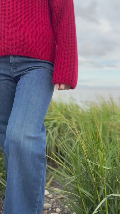 Holebrook Cajsa Sweater in Ruby