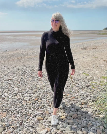 Neirami Cowl Dress in Galaxy