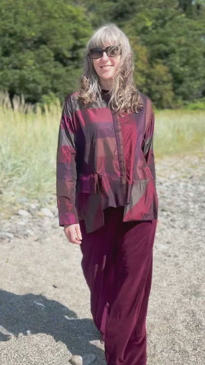 Luukaa Vivienne Shirt in Deep Scarlet
