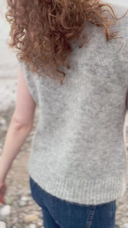 Holebrook Tindra Top in Marl Grey