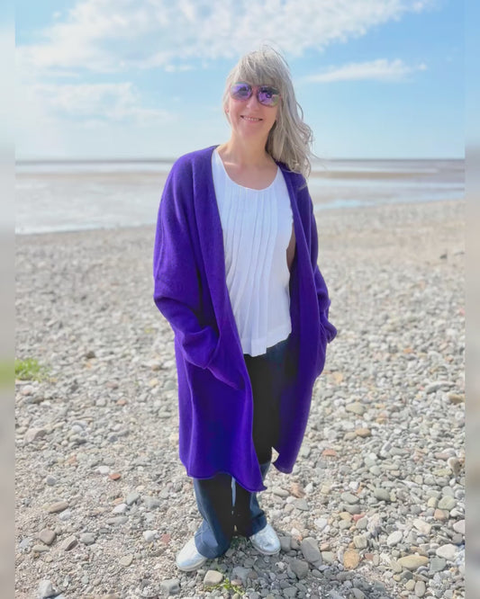 Eribe Corry Long Cardigan in Nightfall