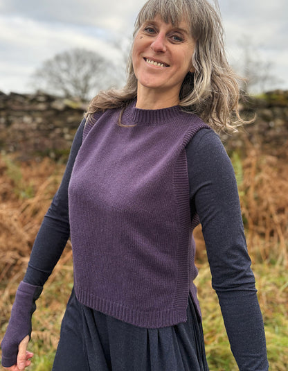 Ochre Lula Vest in Blueberry