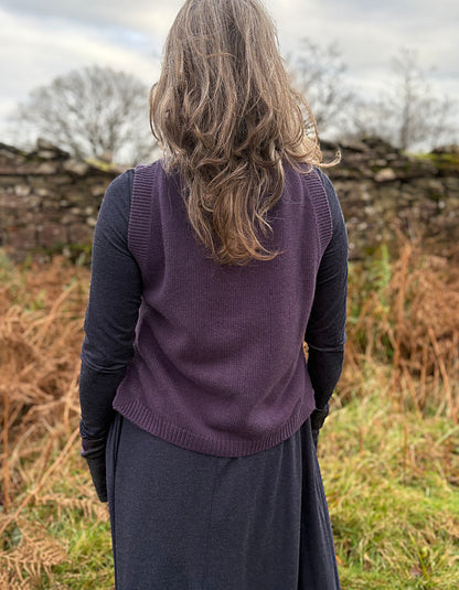 Ochre Lula Vest in Blueberry