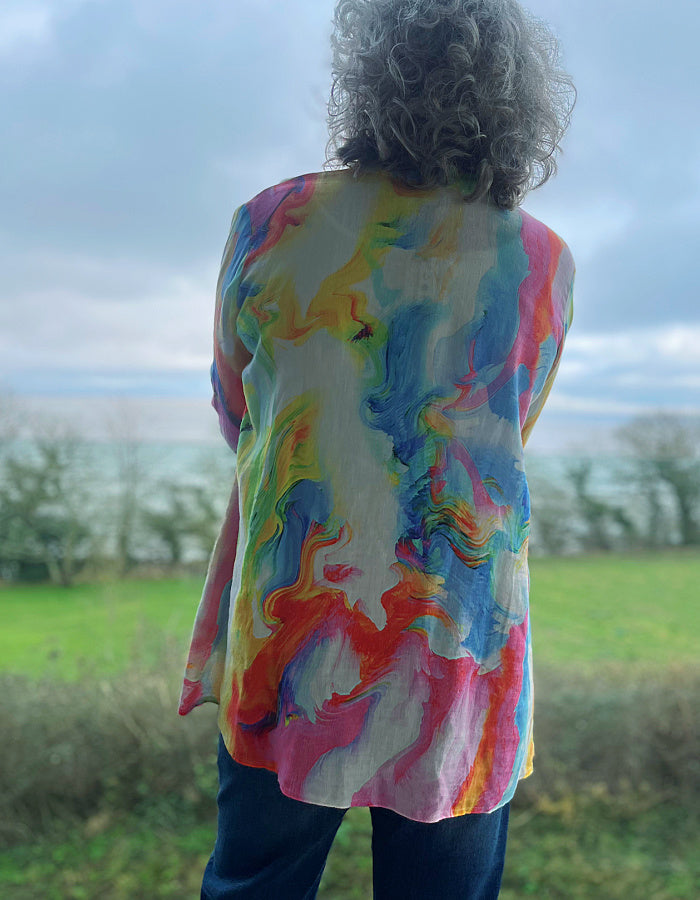 Luukaa Rainbow Swirl Shirt