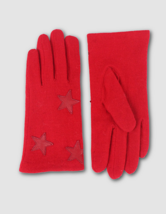 Pia Rossini Uma Gloves in Red