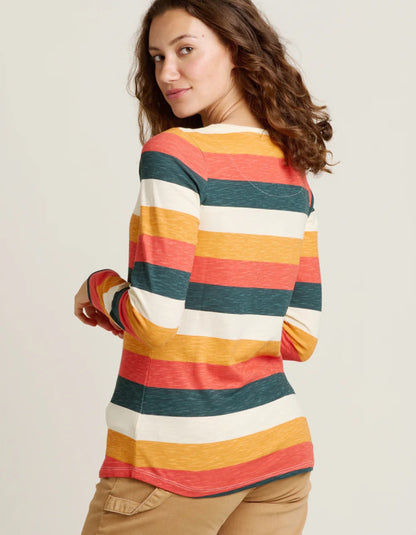 Brakeburn Retro Stripe Long Sleeved Tee