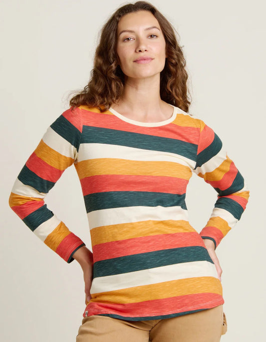 Brakeburn Retro Stripe Long Sleeved Tee