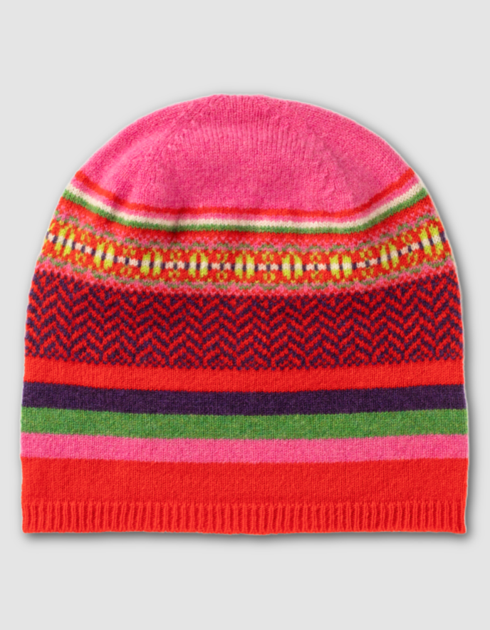 Eribe Stobo Beanie Hat in Rosa