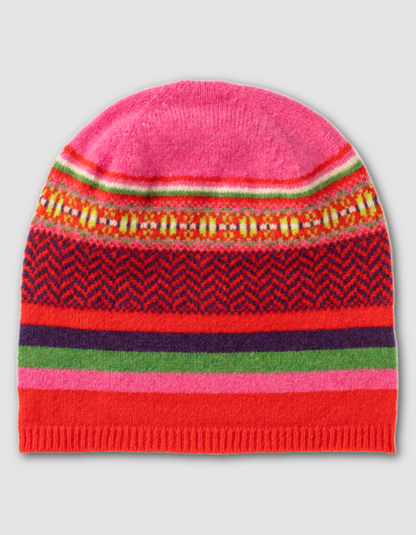 Eribe Stobo Beanie Hat in Rosa