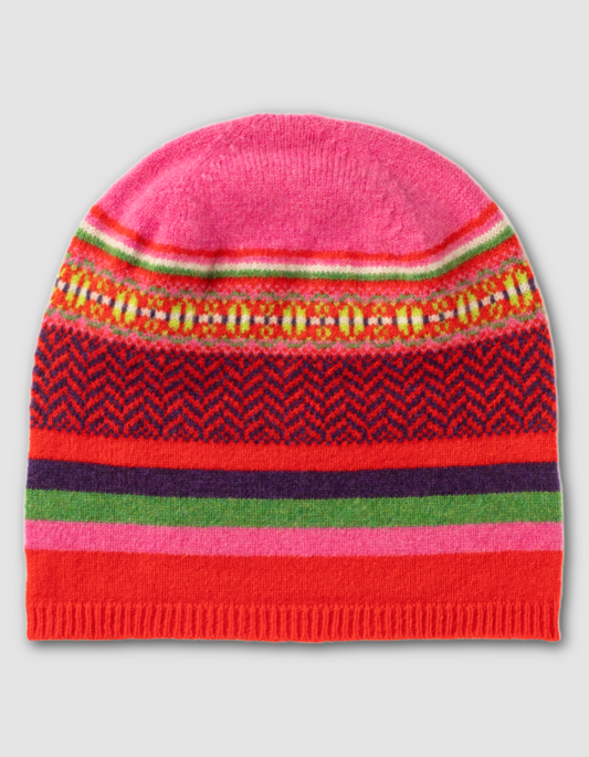 Eribe Stobo Beanie Hat in Rosa