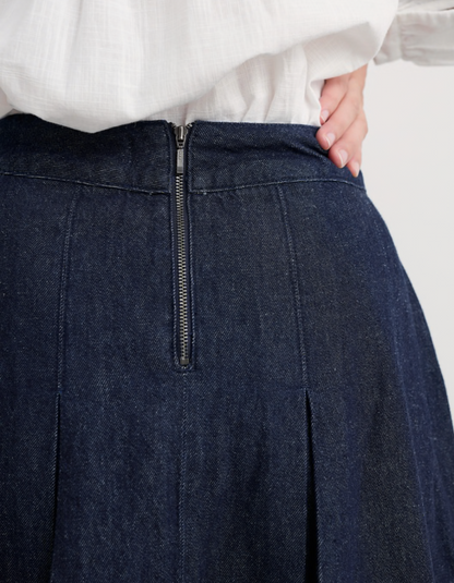 Seasalt Rosewall Pleated A line Skirt