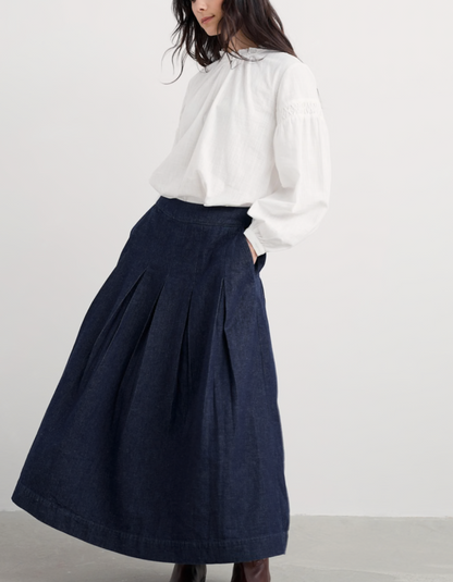 Seasalt Rosewall Pleated A line Skirt