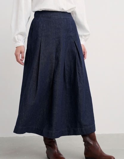 Seasalt Rosewall Pleated A line Skirt