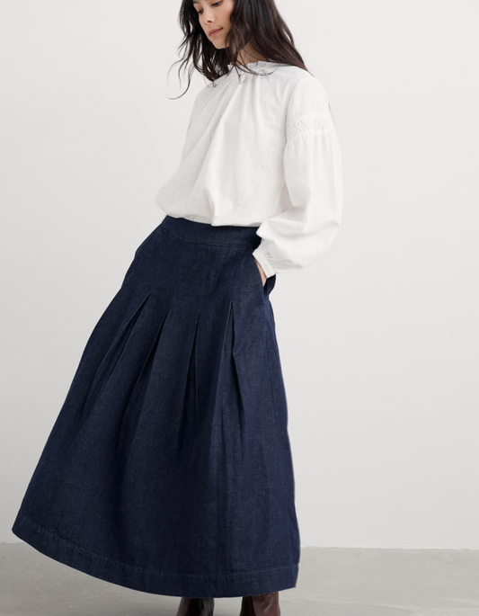 Seasalt Rosewall Pleated A line Skirt