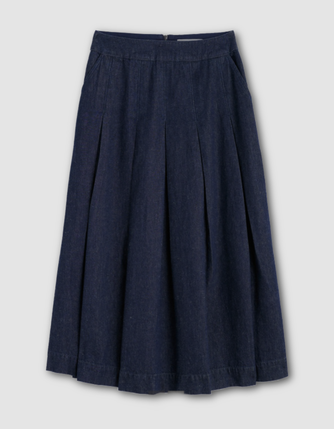 Seasalt Rosewall Pleated A line Skirt