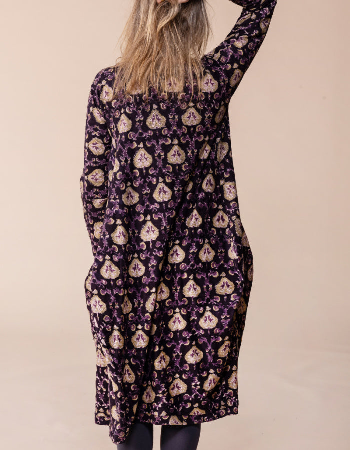 Nila Rubia Roshan Dress in Empire Purple