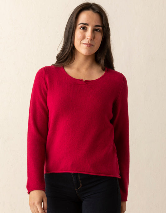 Eribe Corry Top in Ruby