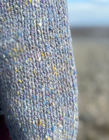 Close-up of textured fabric with a blurred background