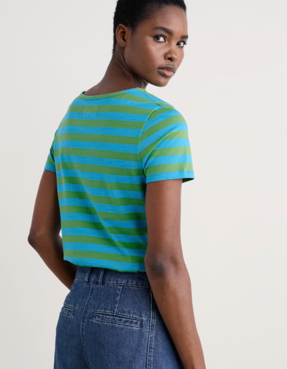 Seasalt Sailor T-Shirt in Scallion Hedgerow