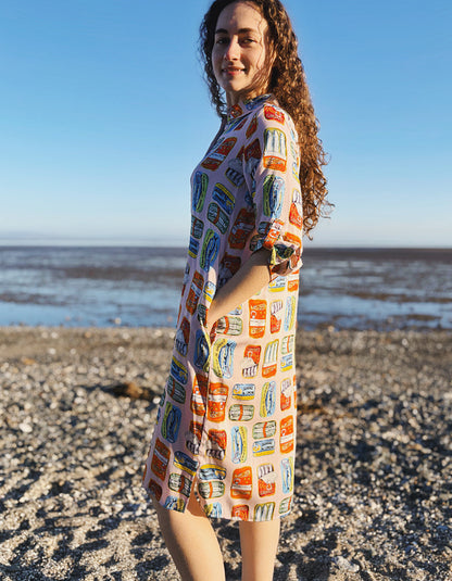 Milano Sardine Shirt Dress