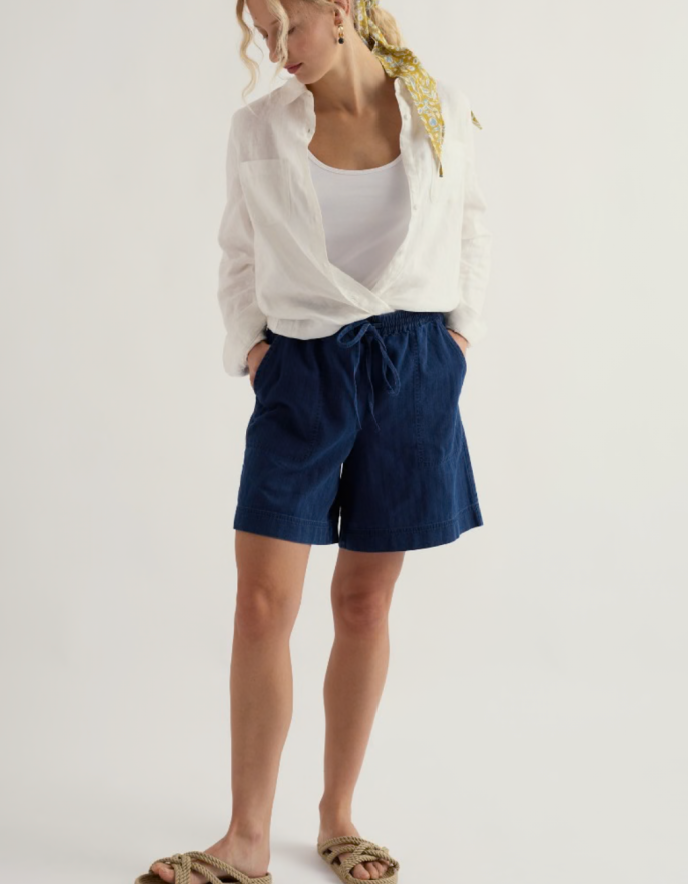 Seasalt Eskelli Wide Leg Denim Shorts