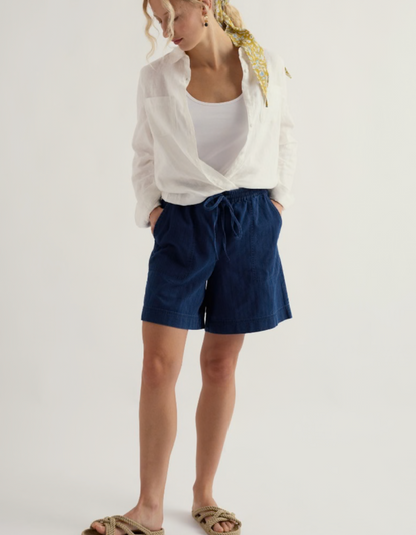 Seasalt Eskelli Wide Leg Denim Shorts