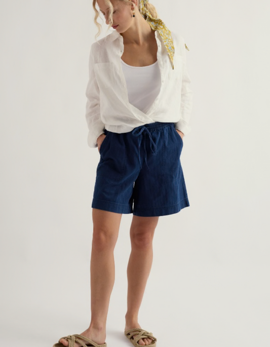 Seasalt Eskelli Wide Leg Denim Shorts