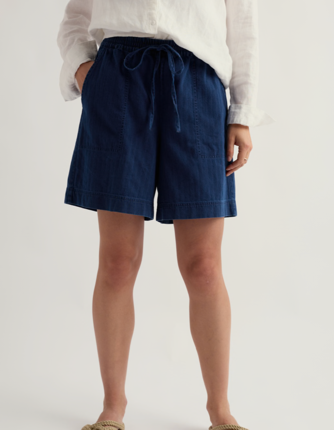 Seasalt Eskelli Wide Leg Denim Shorts
