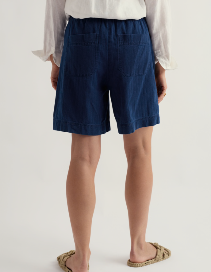 Seasalt Eskelli Wide Leg Denim Shorts