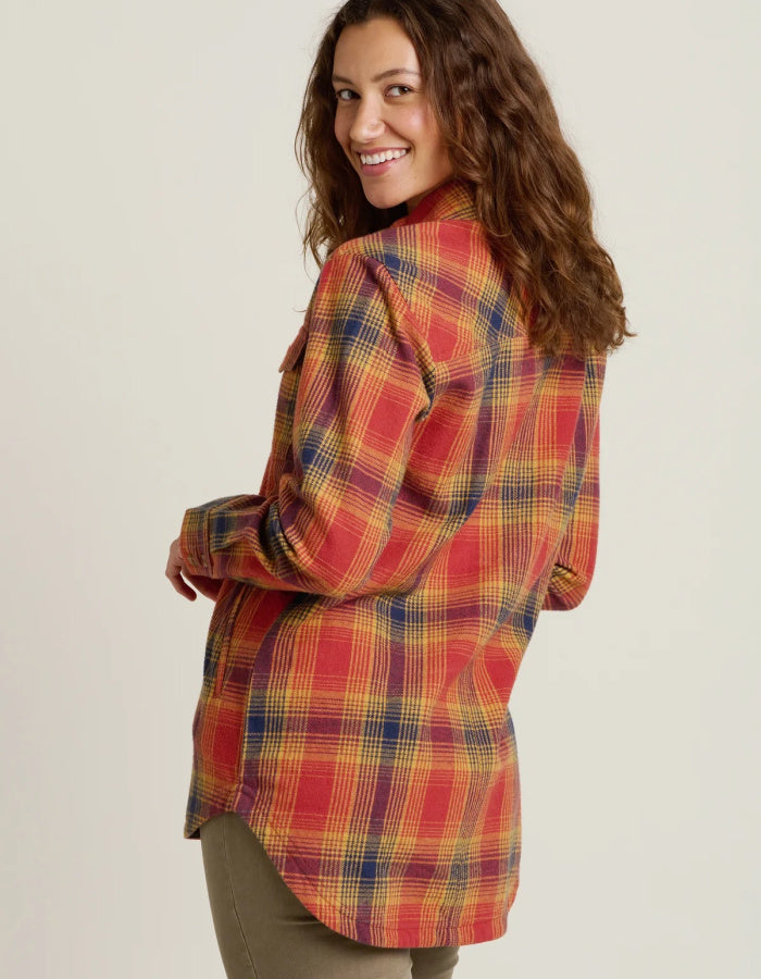 plaid cotton checkered shacket