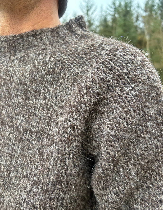 Harley Unisex Crew Neck Heritage sweater in Shetland