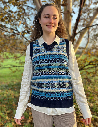 Harley Snowflake Fair Isle Tank Top