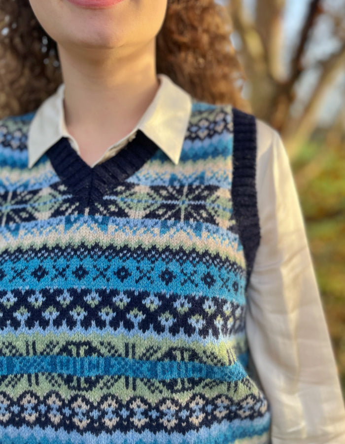 Harley Snowflake Fair Isle Tank Top