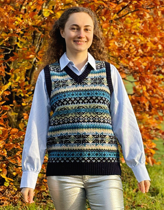 Harley Snowflake Fair Isle Tank Top