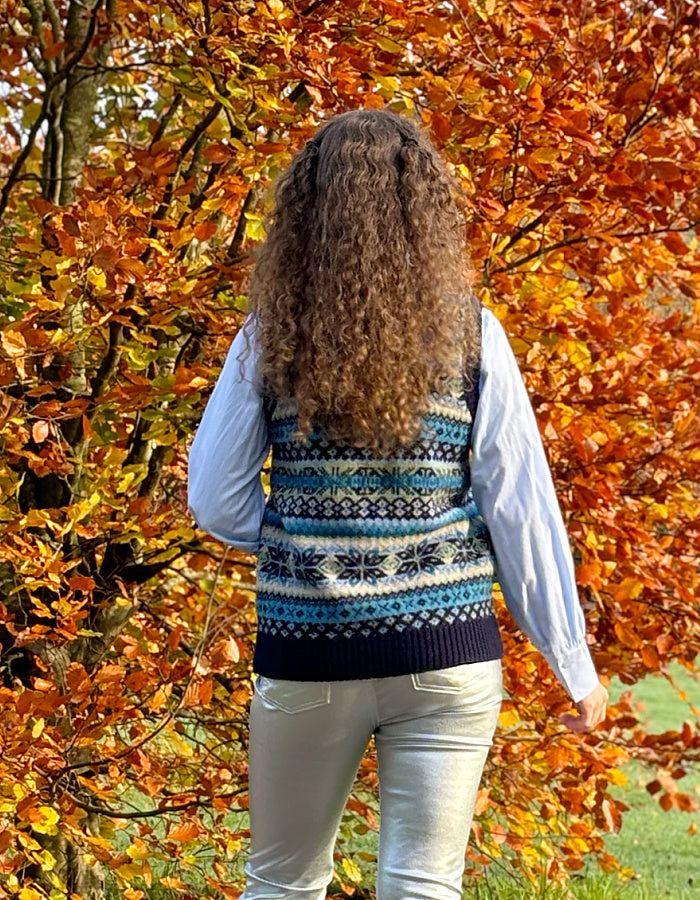 Harley Snowflake Fair Isle Tank Top