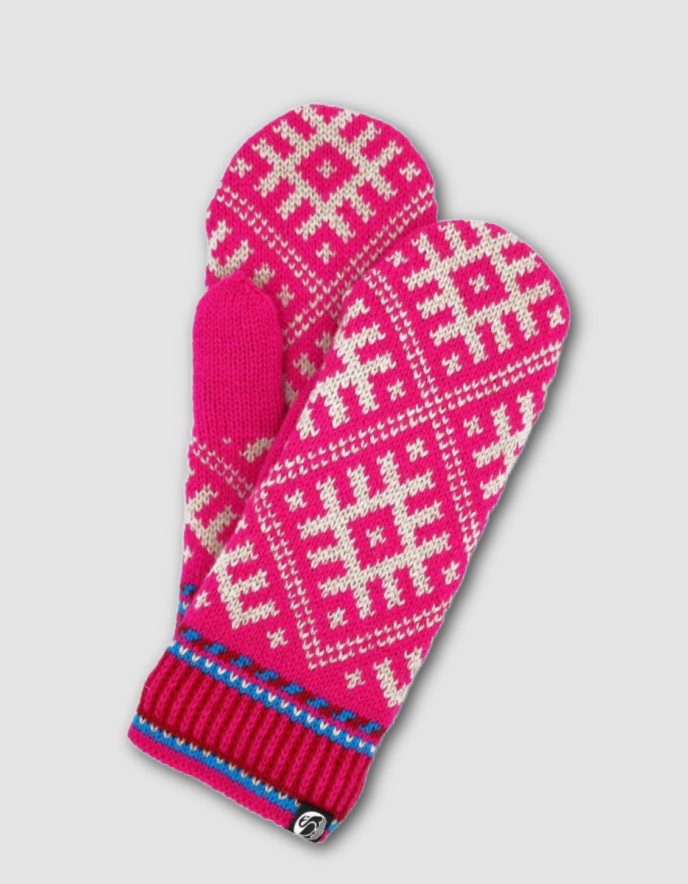 Danefae Danesuper Mittens in Neon Pink