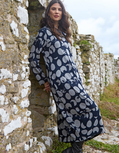 Sahara Brushed Jersey Spotted Bubble Dress