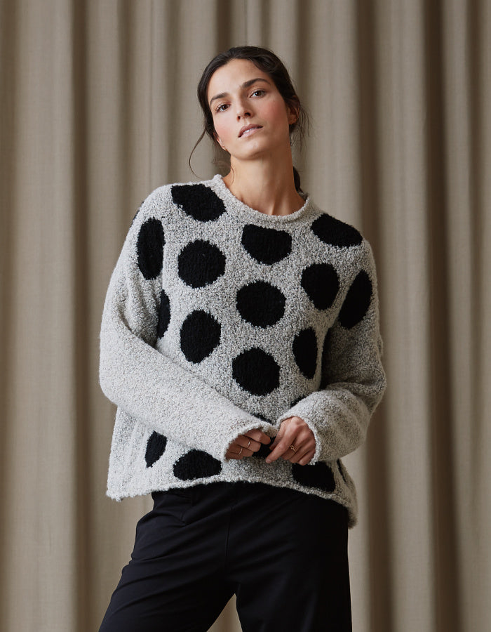 Yellow Label Polka Jumper