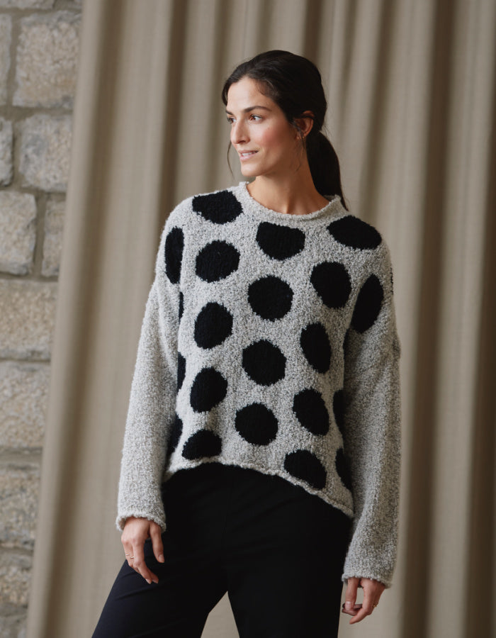 Yellow Label Polka Jumper