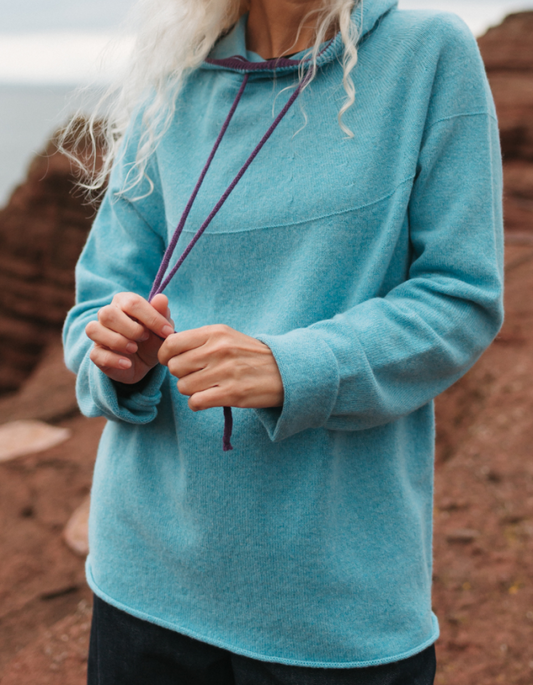 Eribe Corry Hoody Sweater in Montego Bay